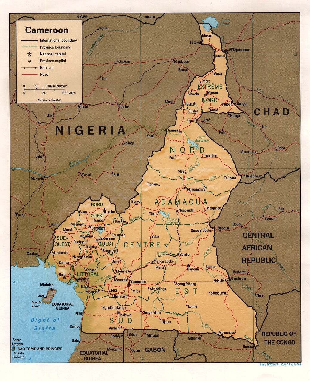 Kamerun liegt in Westafrika